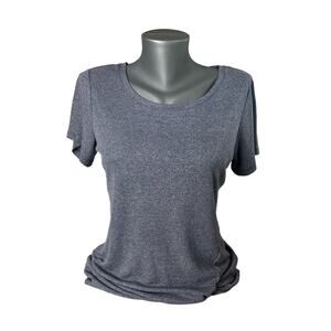 Green Tea Women's Comfortable Ribbed Short Sleeve T-Shirt Shirt Top Size Small S